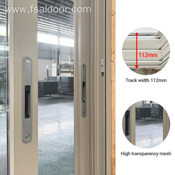 Exterior Aluminum Alloy Three Track Sliding Doors